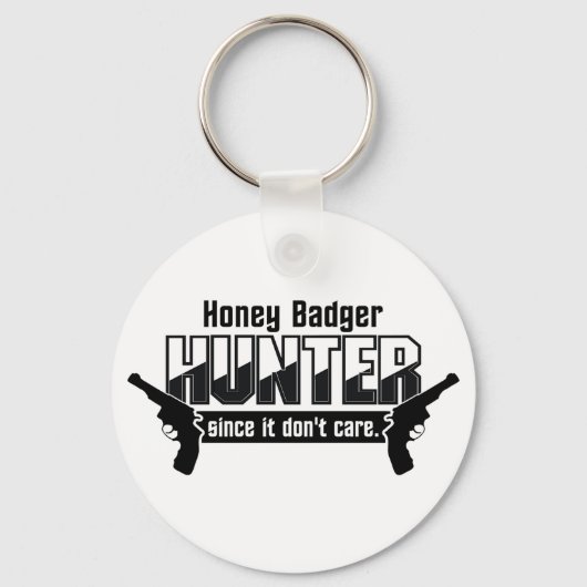 Honey Badger Hunter sleutelhanger (Voorkant)