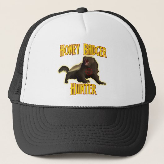 Honey Badger Hunter Trucker Pet (Voorkant)