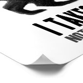 Honey Badger - Ik neem wat ik wil Poster (Hoek)