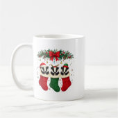 Honey Badger In Christmas Socks Lights Honey Badge Koffiemok (Links)