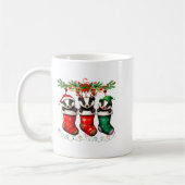 Honey Badger In Christmas Socks Lights Honey Badge Koffiemok (Links)