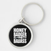 Honey Badger is  Sleutelhanger Badass (Voorkant)