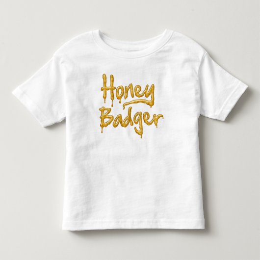 Honey Badger Kinder Shirts (Voorkant)