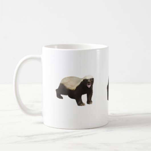 Honey Badger Koffiemok (Links)