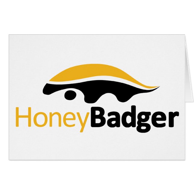 Honey Badger Logo (Voorkant Horizontaal)