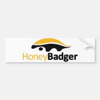 Honey Badger Logo Bumpersticker
