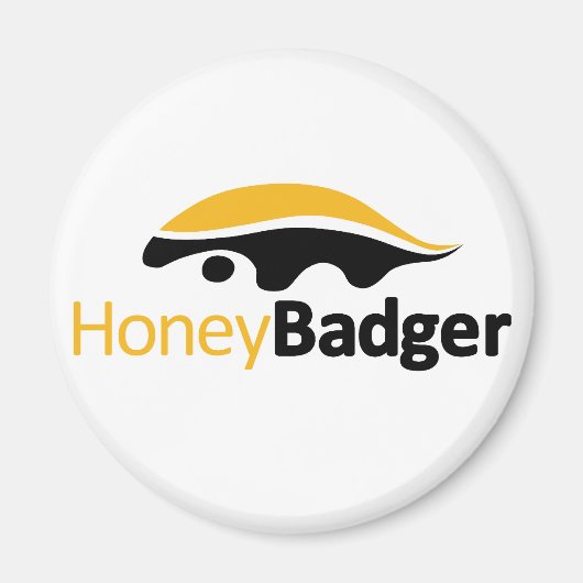 Honey Badger Logo Magneet (Voorkant)
