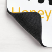 Honey Badger Logo Muismat (Hoek)