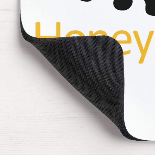 Honey Badger Logo Muismat (Hoek)