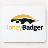 Honey Badger Logo Muismat (Voorkant)