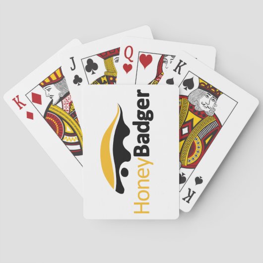 Honey Badger Logo Pokerkaarten (Achterkant)