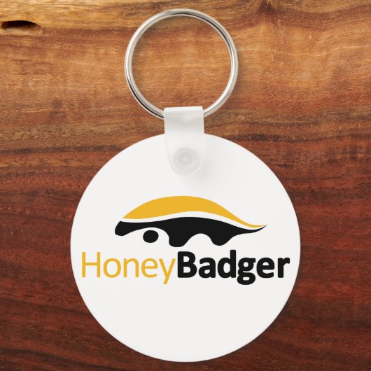 Honey Badger Logo Sleutelhanger (Voorkant)