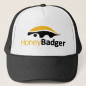 Honey Badger Logo Trucker Pet (Voorkant)