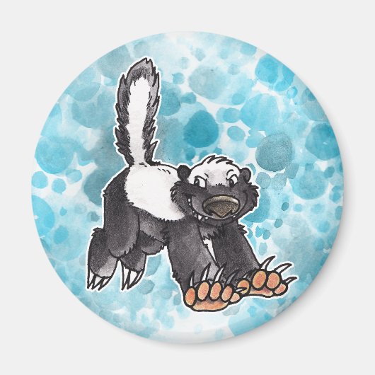 Honey Badger Magneet (Voorkant)