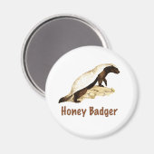 Honey Badger Magneet (Voorkant / Achterkant)