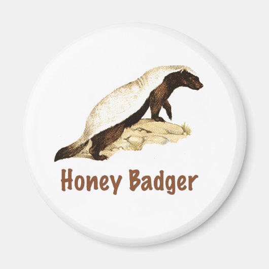 Honey Badger Magneet (Voorkant)