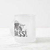 Honey Badger Matglas Koffiemok (Voorkant links)