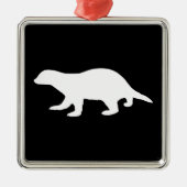 Honey Badger Metalen Ornament (Voorkant)
