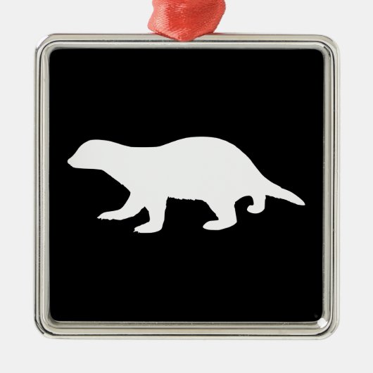 Honey Badger Metalen Ornament (Voorkant)