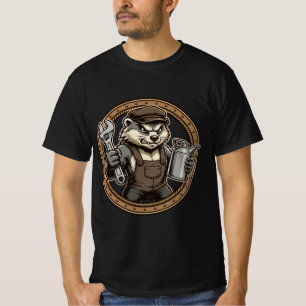 Honey Badger Monteur - Stevige Garage Sleutel T-sh T-shirt
