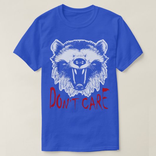 Honey Badger Ontwerp Honing Badger Dont T-shirt (Design voorkant)