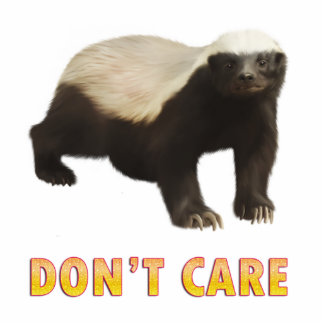 Honey Badger Photo Sculpture Staand Fotobeeldje