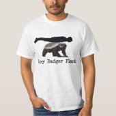 Honey Badger Plank T-shirt (Voorkant)