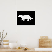 Honey Badger Poster (Keuken)