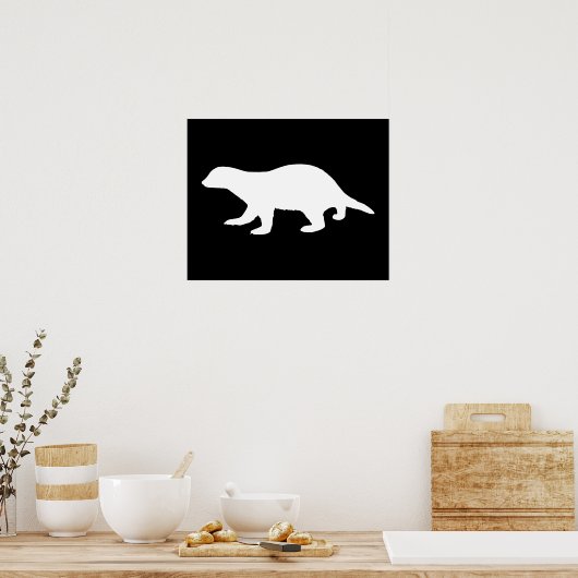 Honey Badger Poster (Keuken)