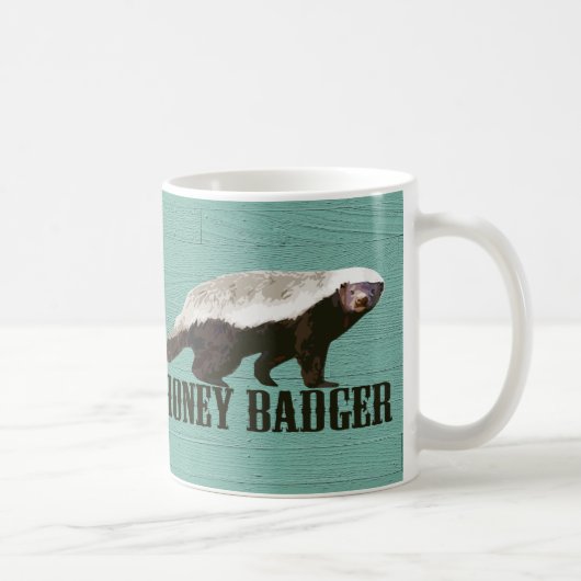 Honey Badger Profiel Uitzicht Koffiemok (Rechts)