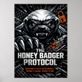 Honey Badger Protocol Poster (Voorkant)