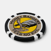 Honey Badger Quote Poker Chips (Enkel)