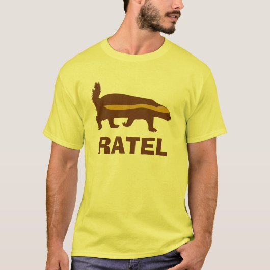 Honey Badger Ratel T-shirt (Voorkant)