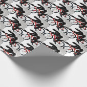 Honey Badger Rijden op een fiets Cadeaupapier (Hoek)