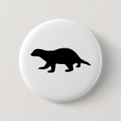 Honey Badger Ronde Button 5,7 Cm (Voorkant)