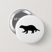 Honey Badger Ronde Button 5,7 Cm (Voorkant /achterkant)