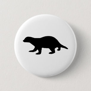 Honey Badger Ronde Button 5,7 Cm