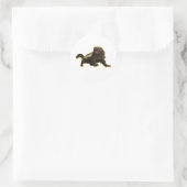 Honey Badger Ronde Sticker (Tas)