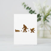 Honey Badger Sasquatch Hybrid Briefkaart (Staand voorkant)