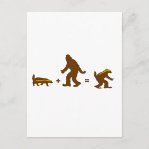 Honey Badger Sasquatch Hybrid Briefkaart