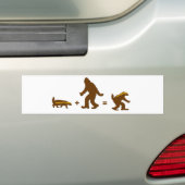 Honey Badger Sasquatch Hybrid Bumpersticker (Op auto)