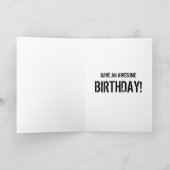 Honey Badger Shark (Verjaardag) Kaart (Binnen)