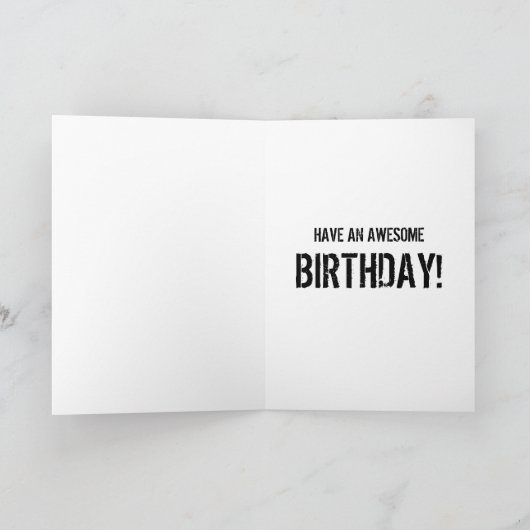 Honey Badger Shark (Verjaardag) Kaart (Binnen)