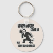 Honey Badger Sleutelhanger (Voorkant)