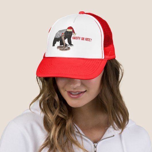 Honey Badger Snake Funny Badass Festive Slogan Trucker Pet (In situ)