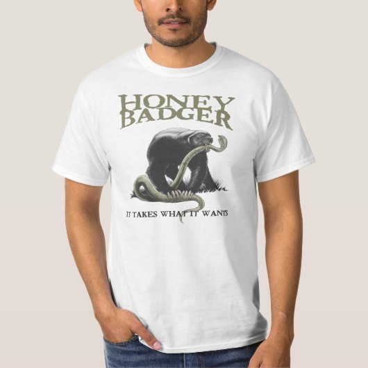 Honey Badger T-shirt (Voorkant)