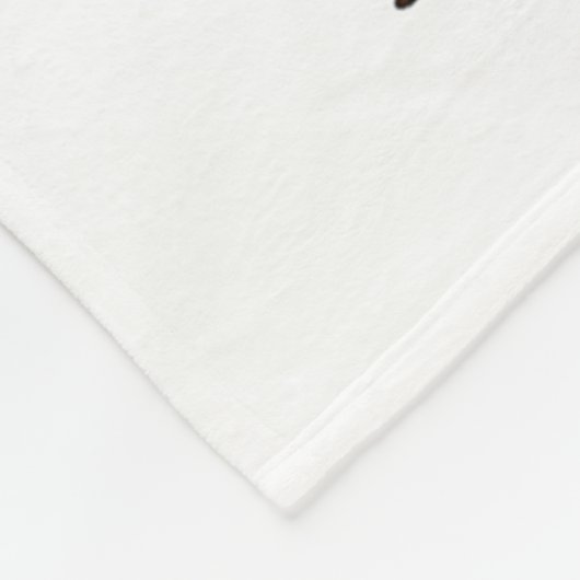 Honey Badger Tree Xmas Lights Santa Honey Badger C Fleece Deken (Hoek)