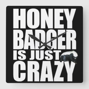 Honey Badger Wall klok