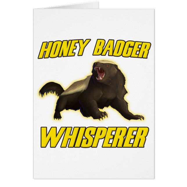 Honey Badger Whisperer (Voorkant)