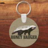 Honey Badger Wild Animal Sleutelhanger (Voorkant)